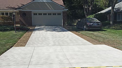 exposed aggregate concrete contractors macomb county oakland county