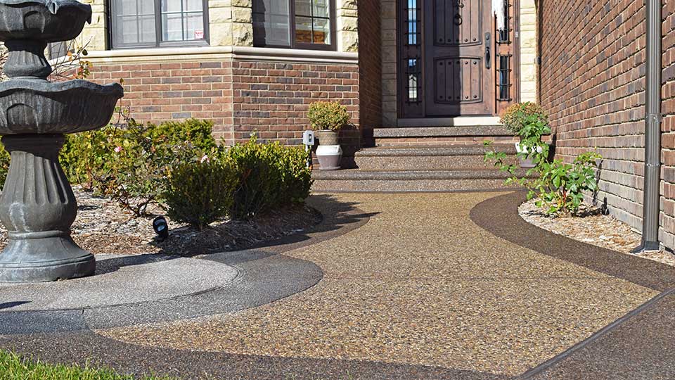 exposed aggregate concrete contractors county oakland county